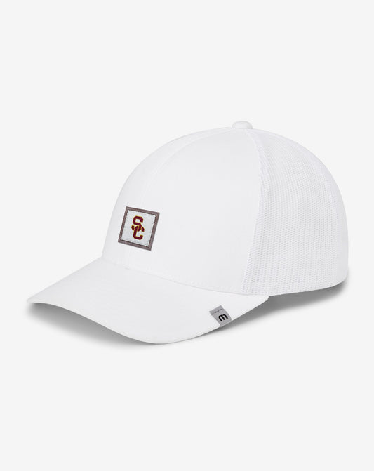 USC Leather Patch Snapback Hat