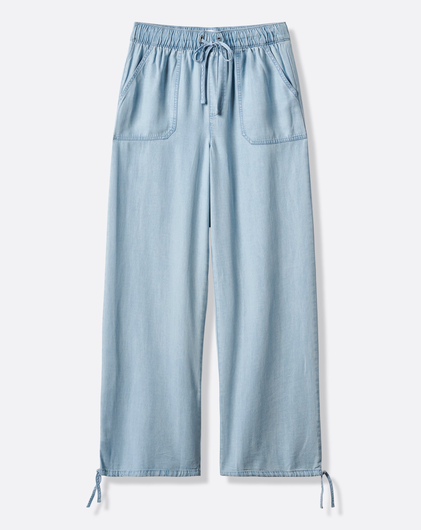Chambray Tie Jogger