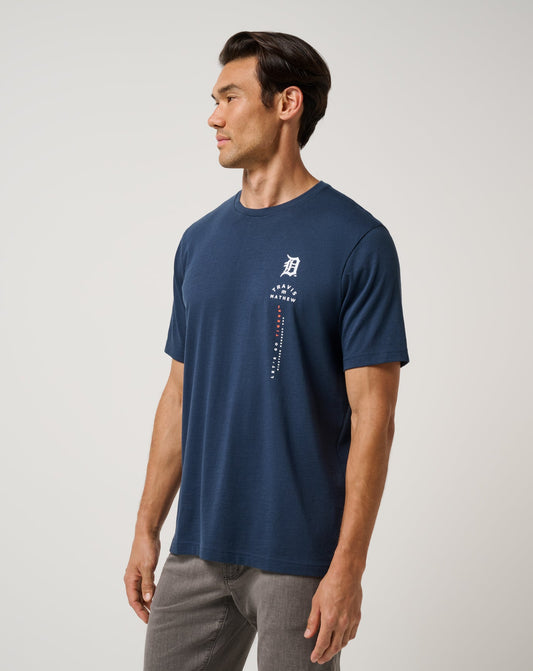 Detroit Tigers Base Hit Bliss Tee