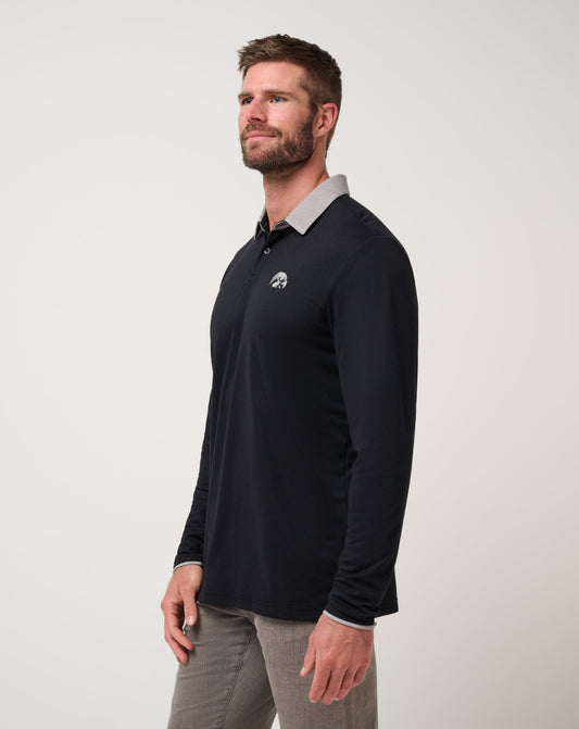 Iowa Varsity Vintage Long Sleeve Polo