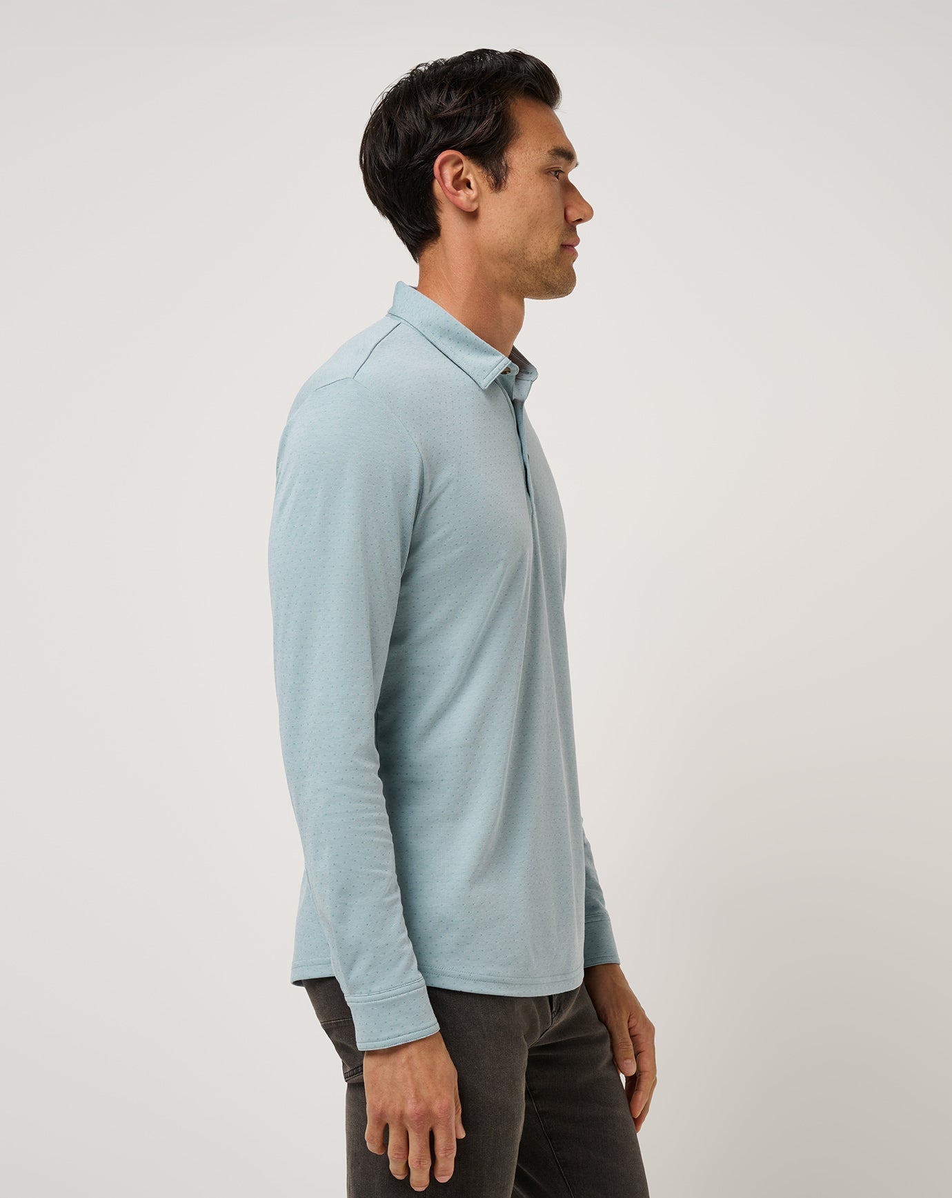 Handsome Town Long Sleeve Polo