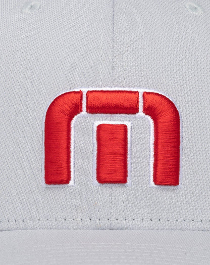 Red White Iconic Snapback Hat