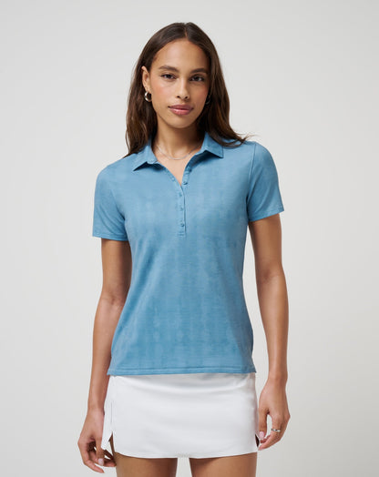 Featherweight Active Printed Polo