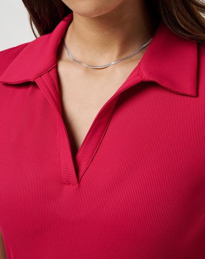 Moveknit Vneck Polo