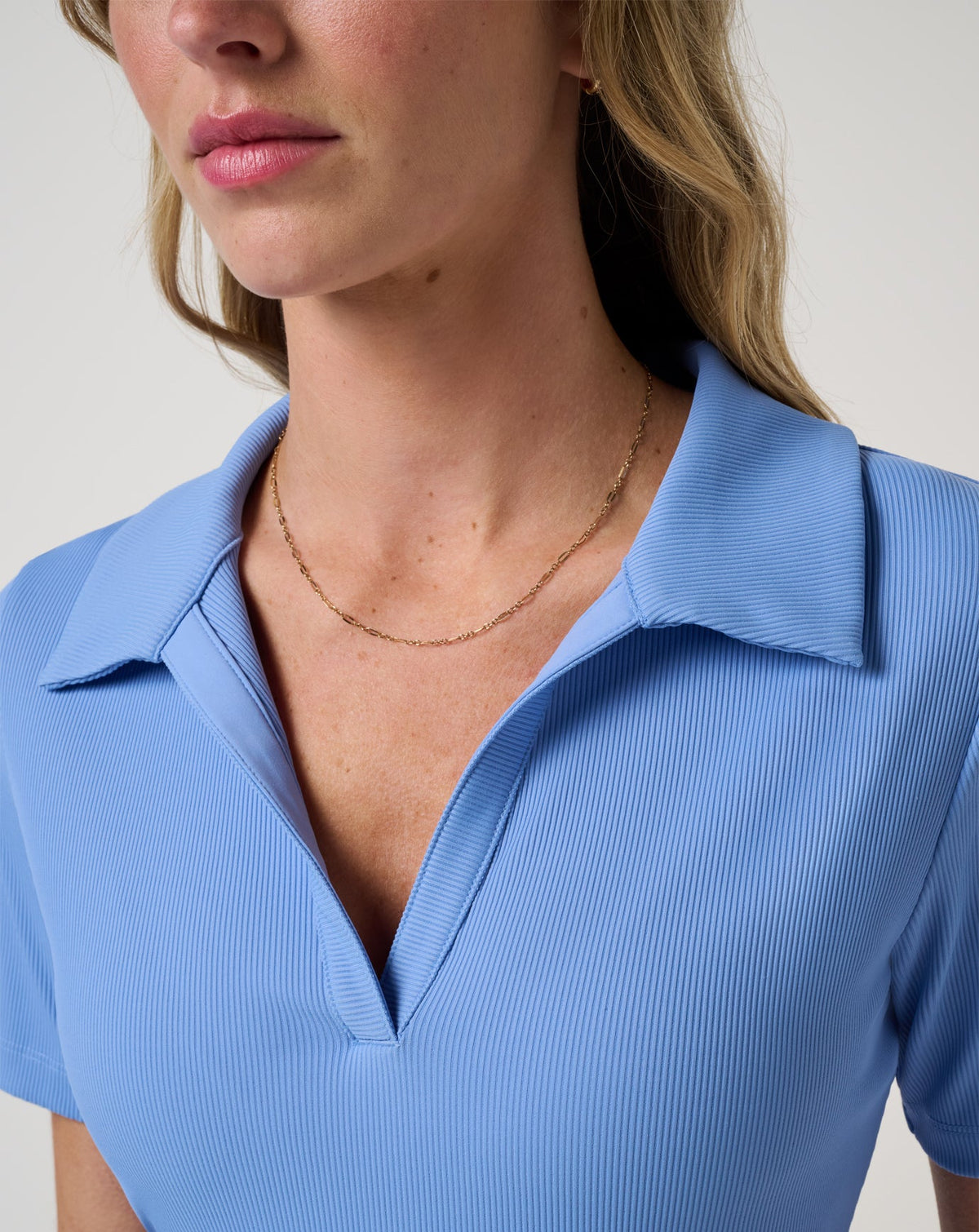 Moveknit Vneck Polo