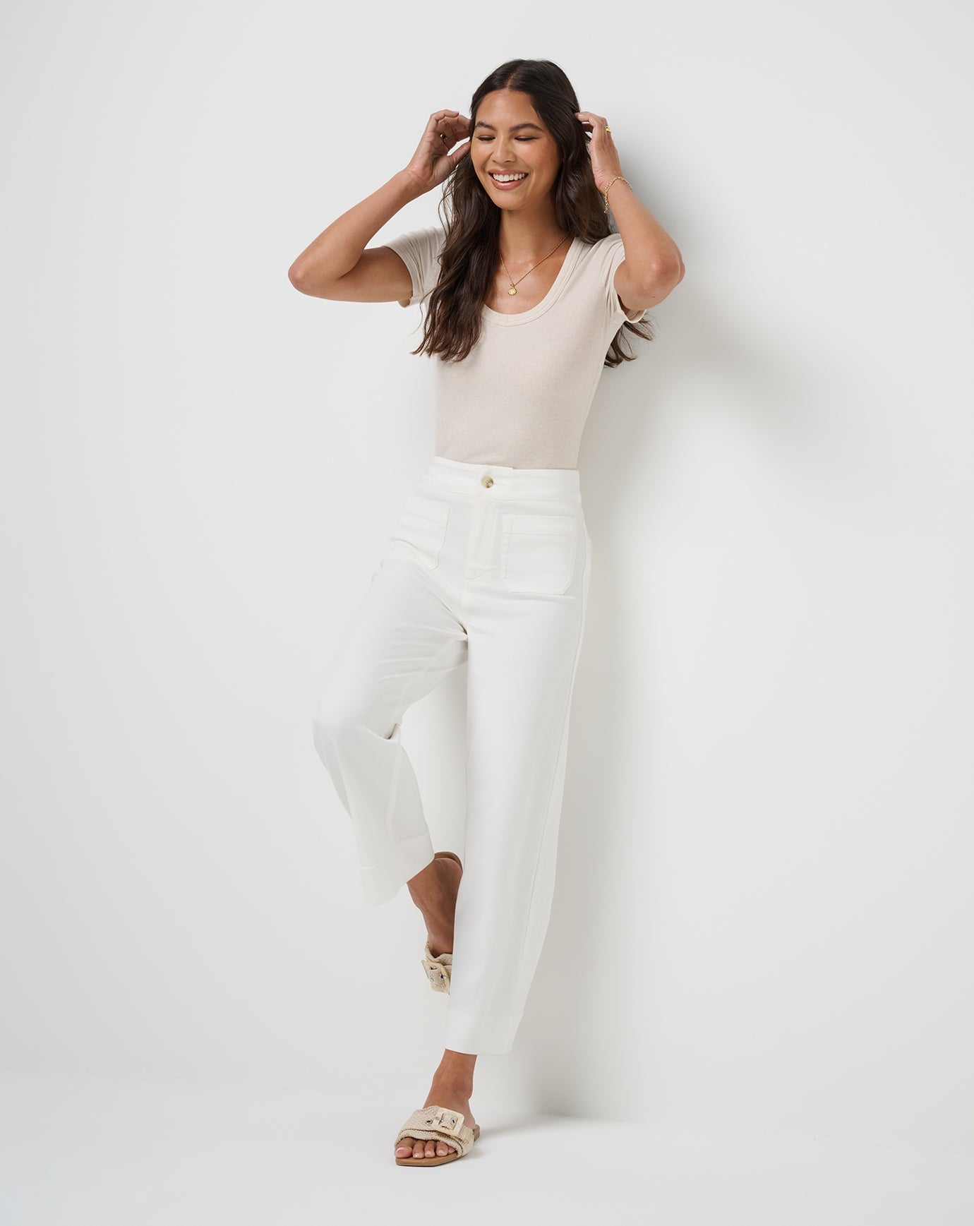 Cloud Rib Short Sleeve Top
