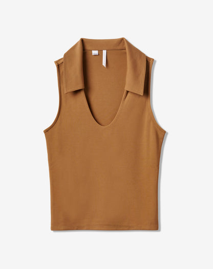Friday Doubleknit Sleeveless Polo