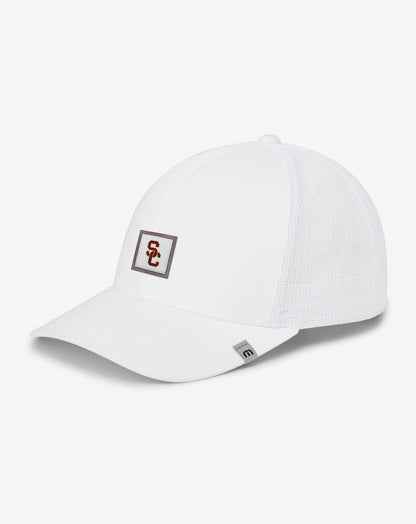 USC Leather Patch Snapback Hat