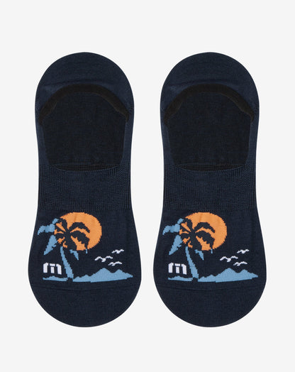 South Seas Getaway No Show Sock