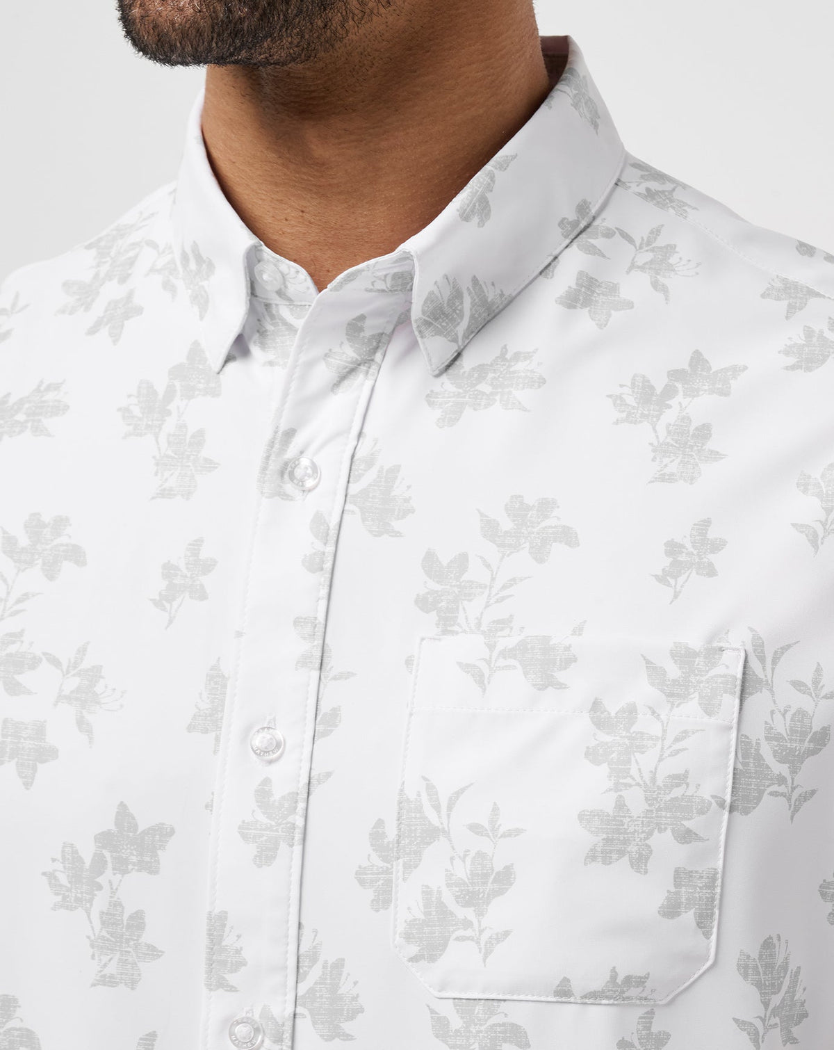 Mist On The Lake Button-Up