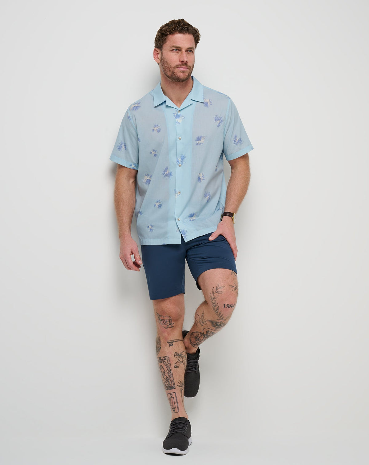 Casino Holiday Button-Up