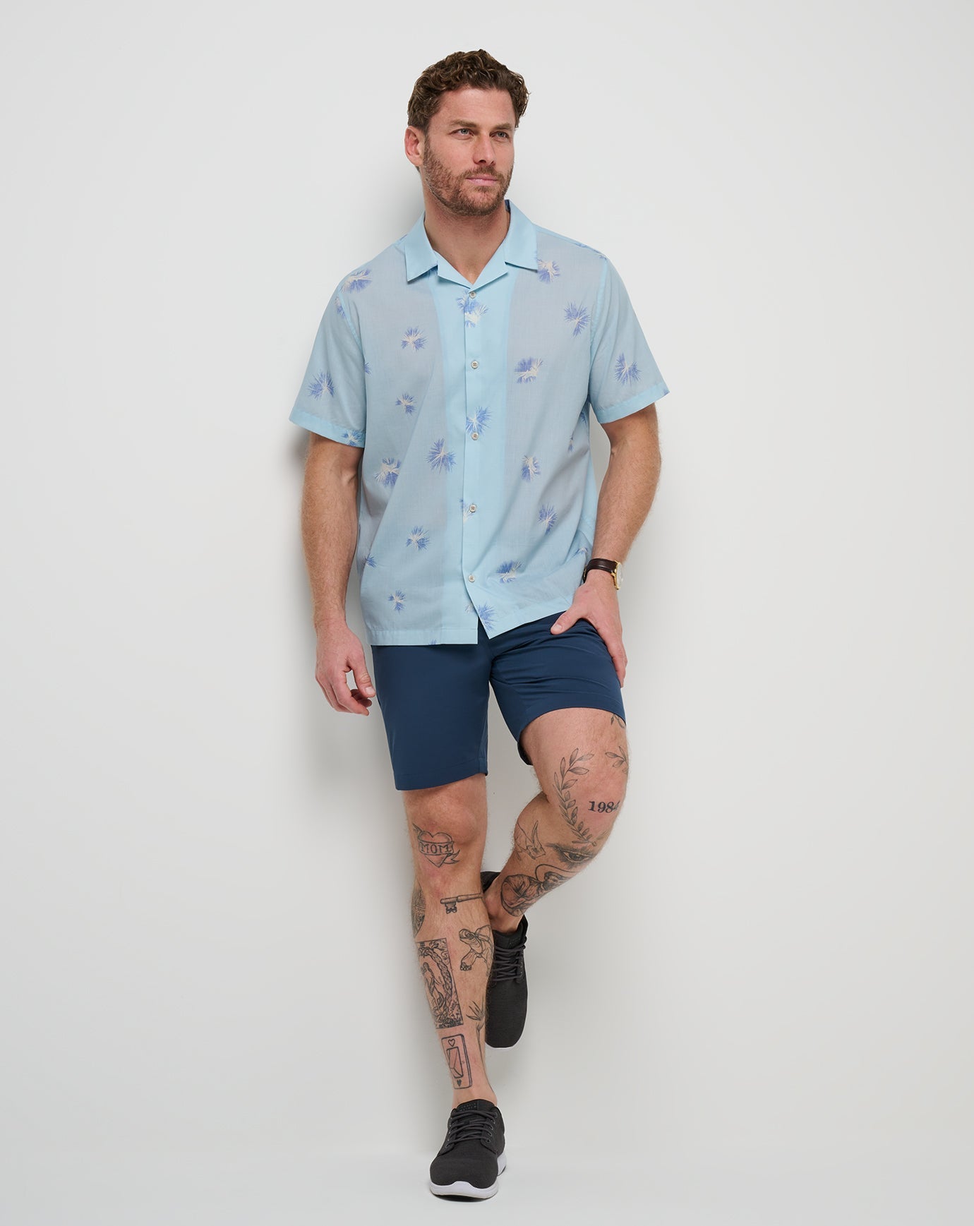 Casino Holiday Button-Up