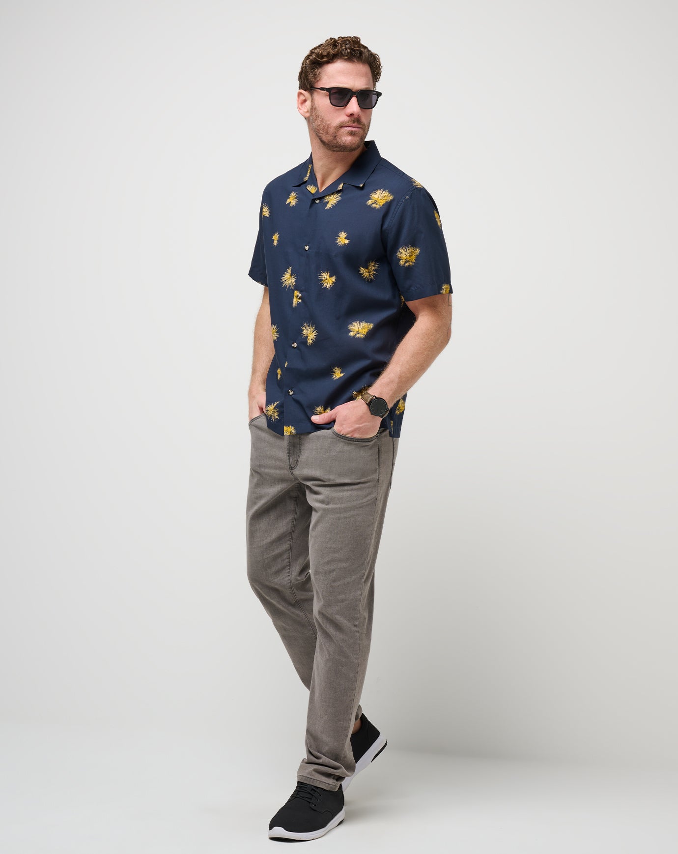 Casino Holiday Button-Up