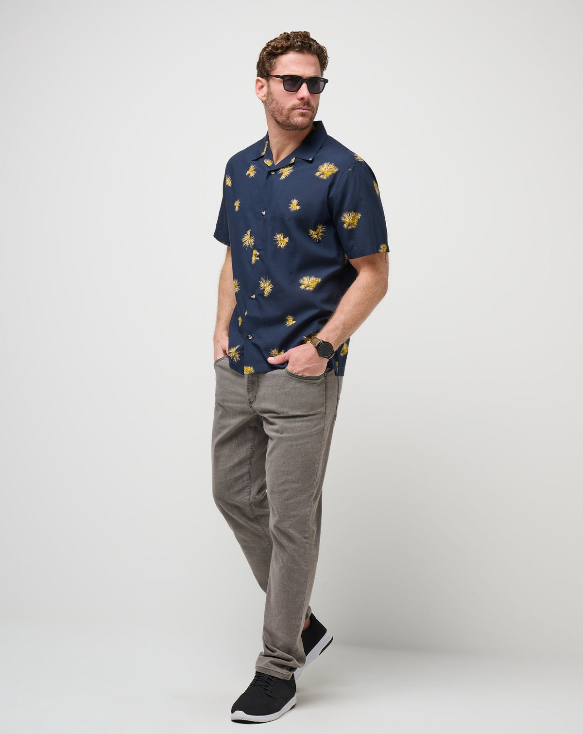 Casino Holiday Button-Up