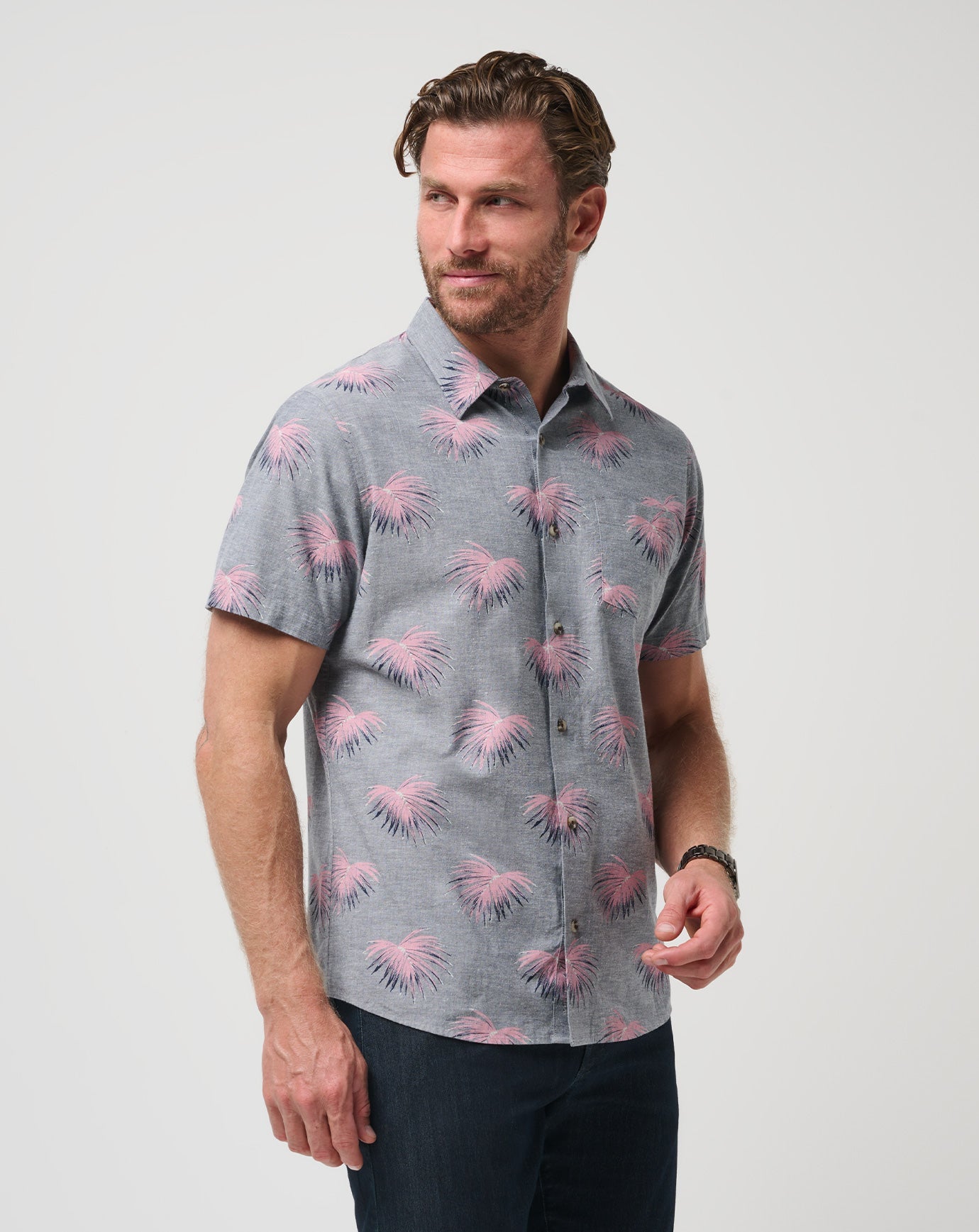 Tip Me Over Button-Up