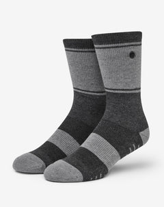Heather Grey Pinstripe
