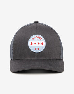 Heather Grey Pinstripe