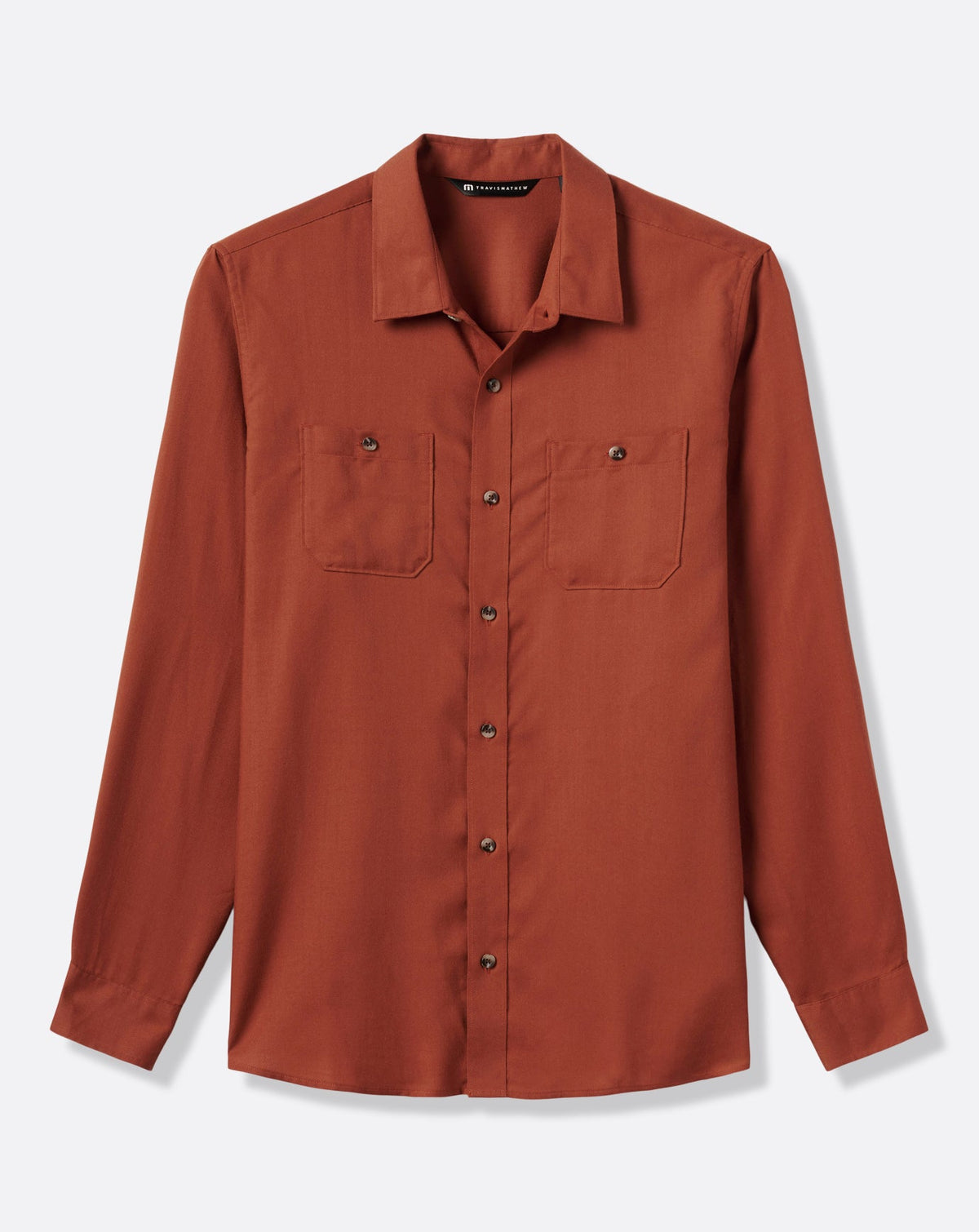 Cloud Flannel Button-Up