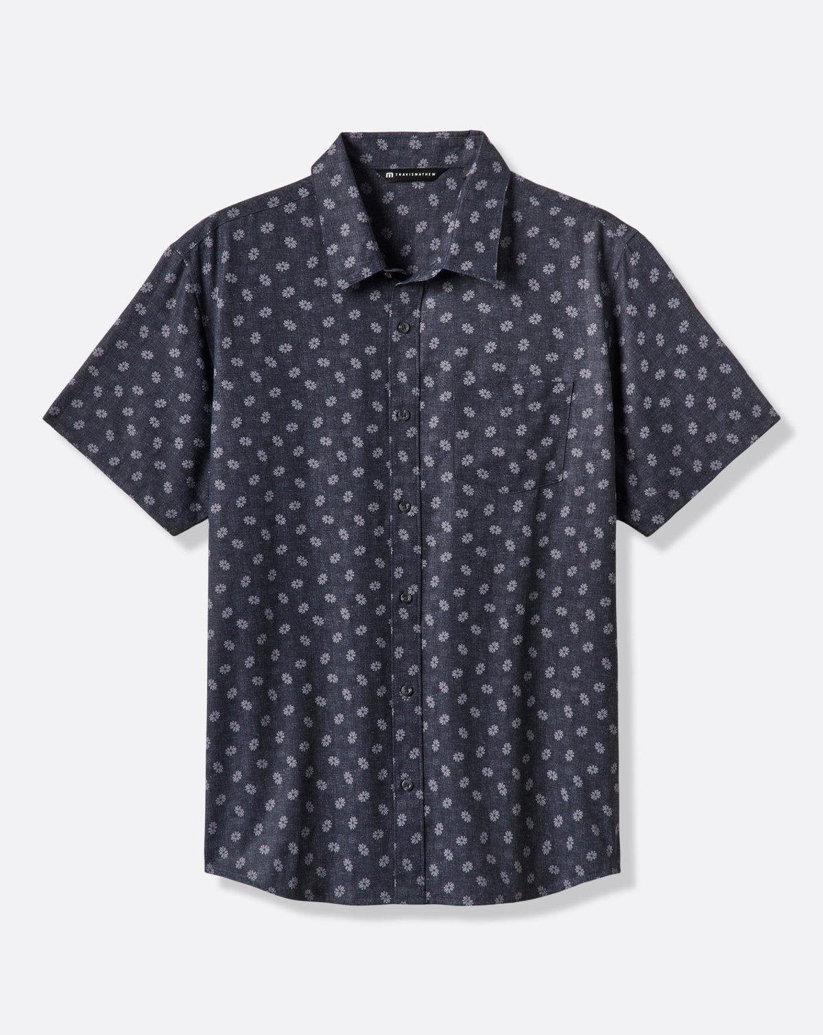 Techwoven Grey Wind Button-Up