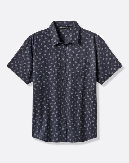 Techwoven Grey Wind Button-Up