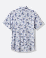 Knit Flourish Button-Up