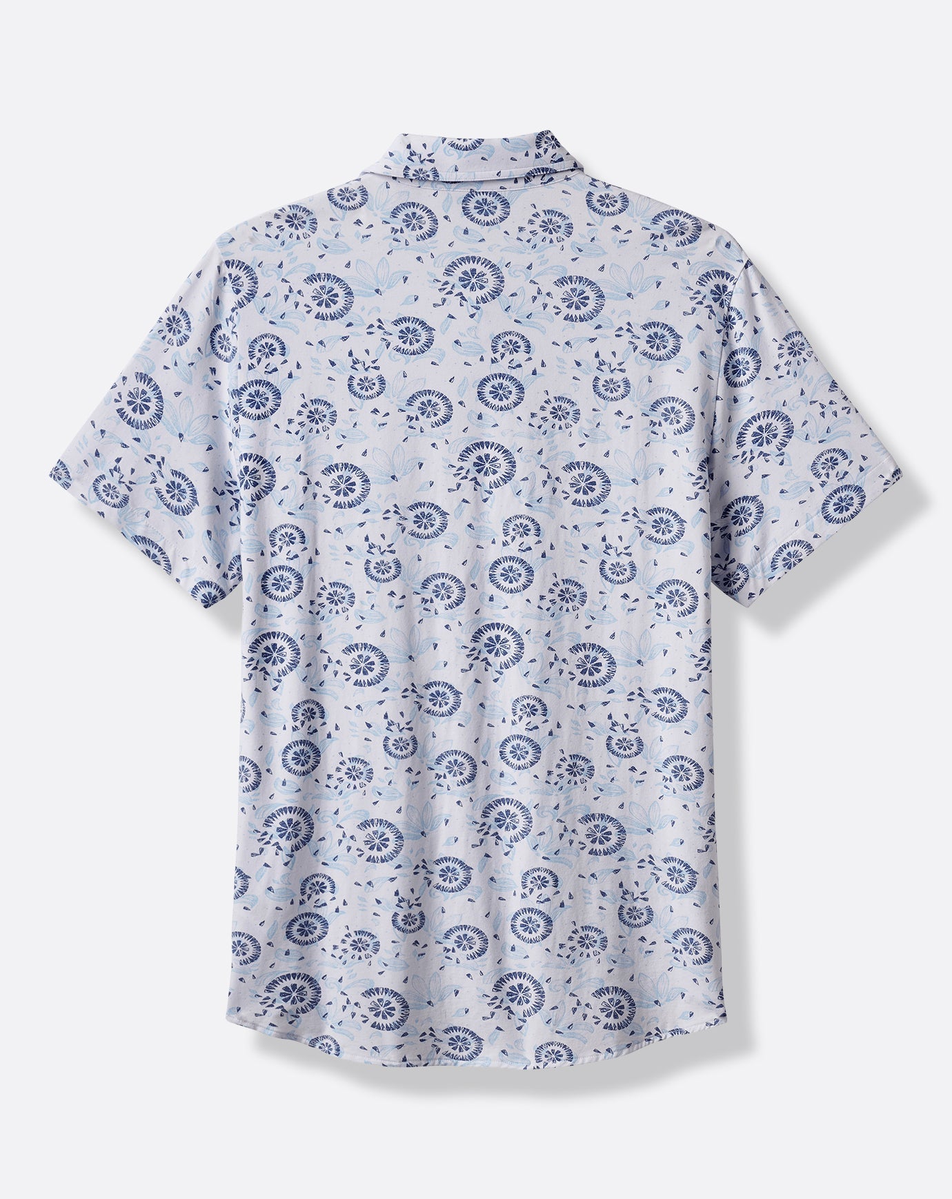 Knit Flourish Button-Up