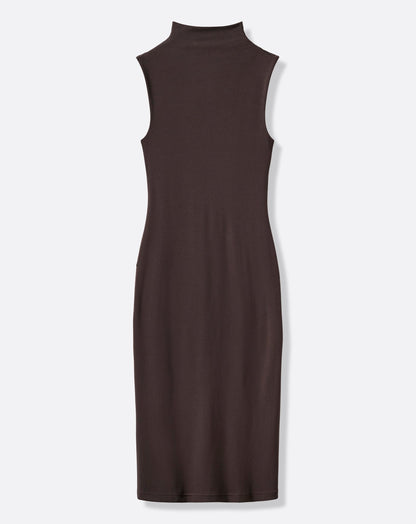Cloud Rib Mock Neck Dress
