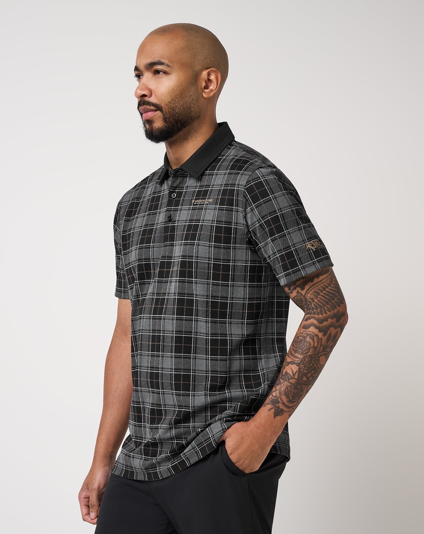 St Andrews Tartan Polo