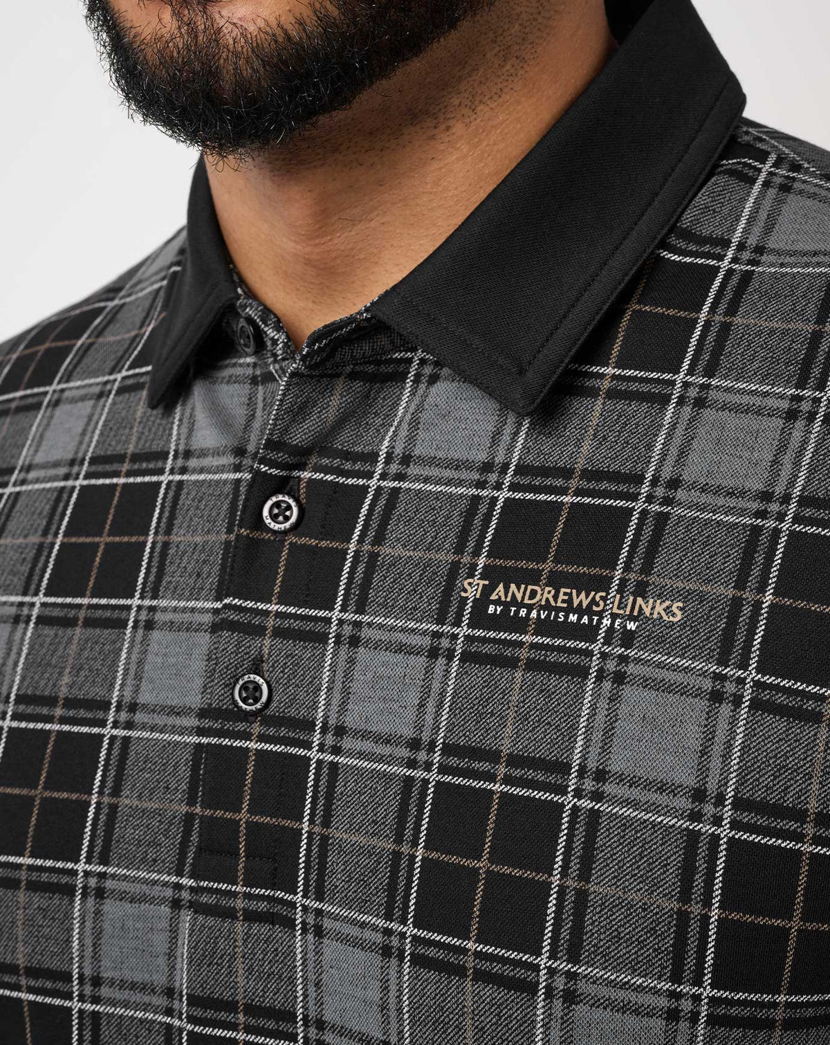 St Andrews Tartan Polo