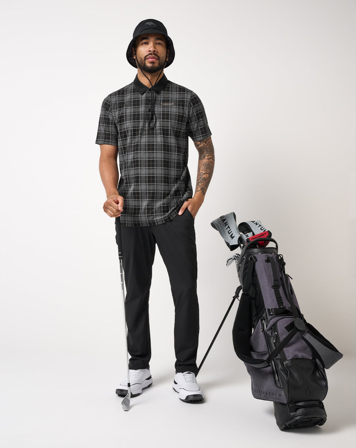 St Andrews Tartan Polo