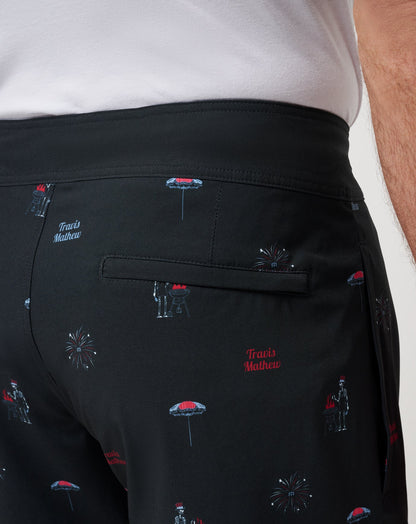 Red White And Booyah Boardshort