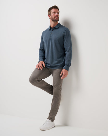Handsome Town Long Sleeve Polo