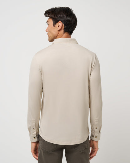 Handsome Town Long Sleeve Polo