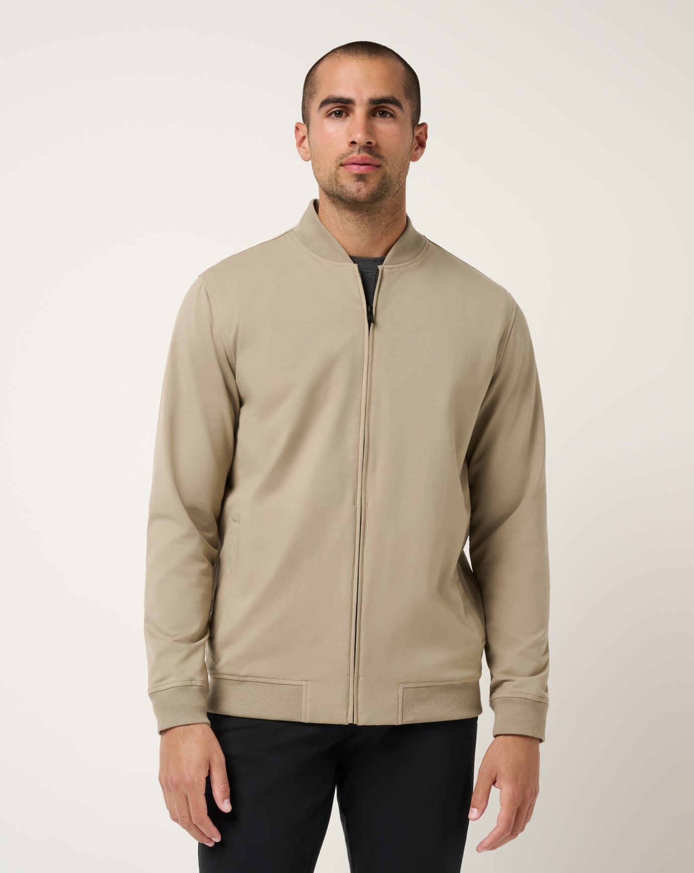 Stretchknit Bomber Jacket