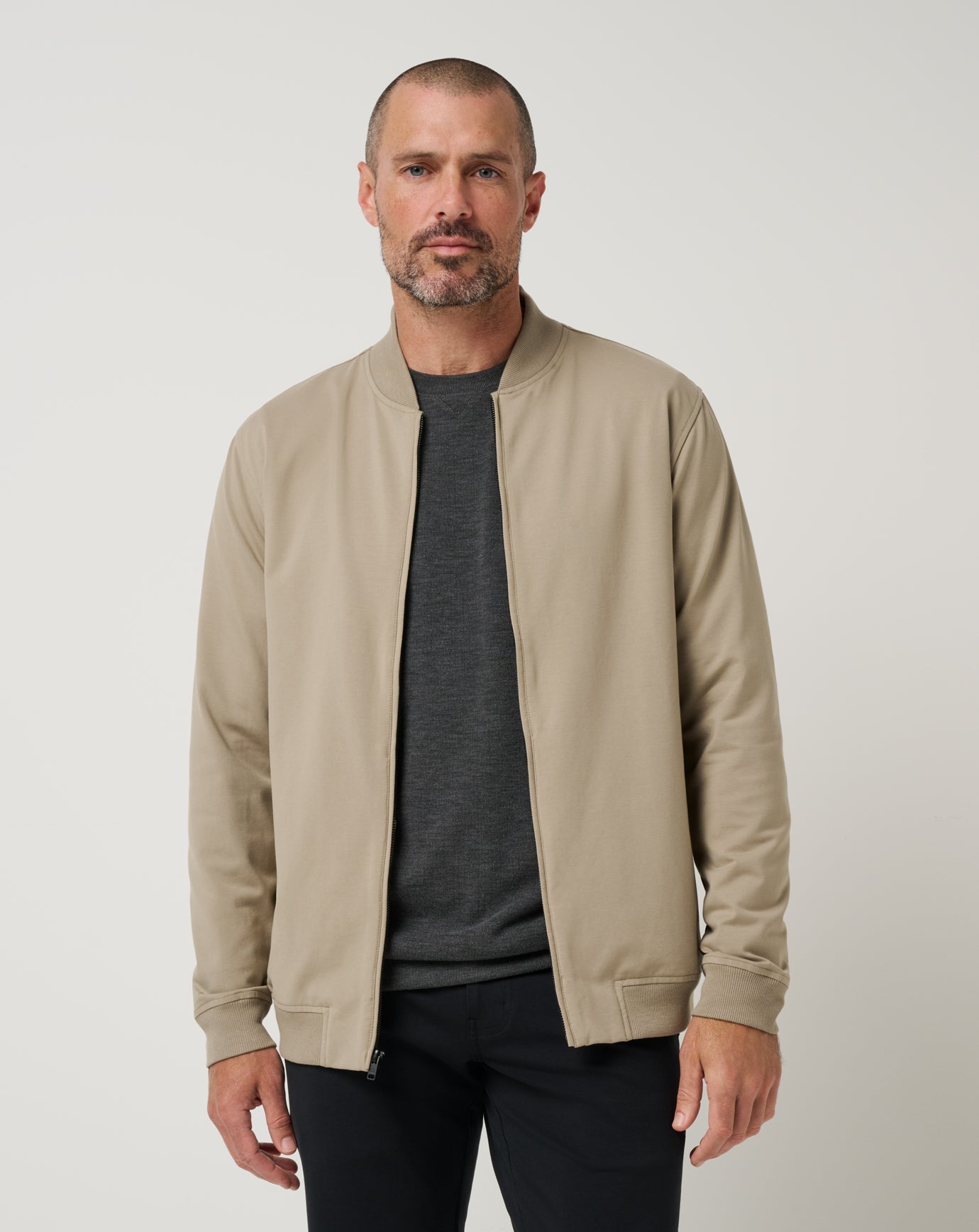 Stretchknit Bomber Jacket