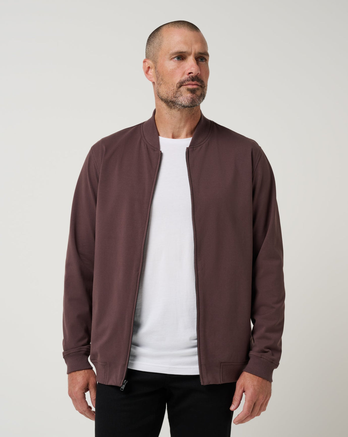 Stretchknit Bomber Jacket