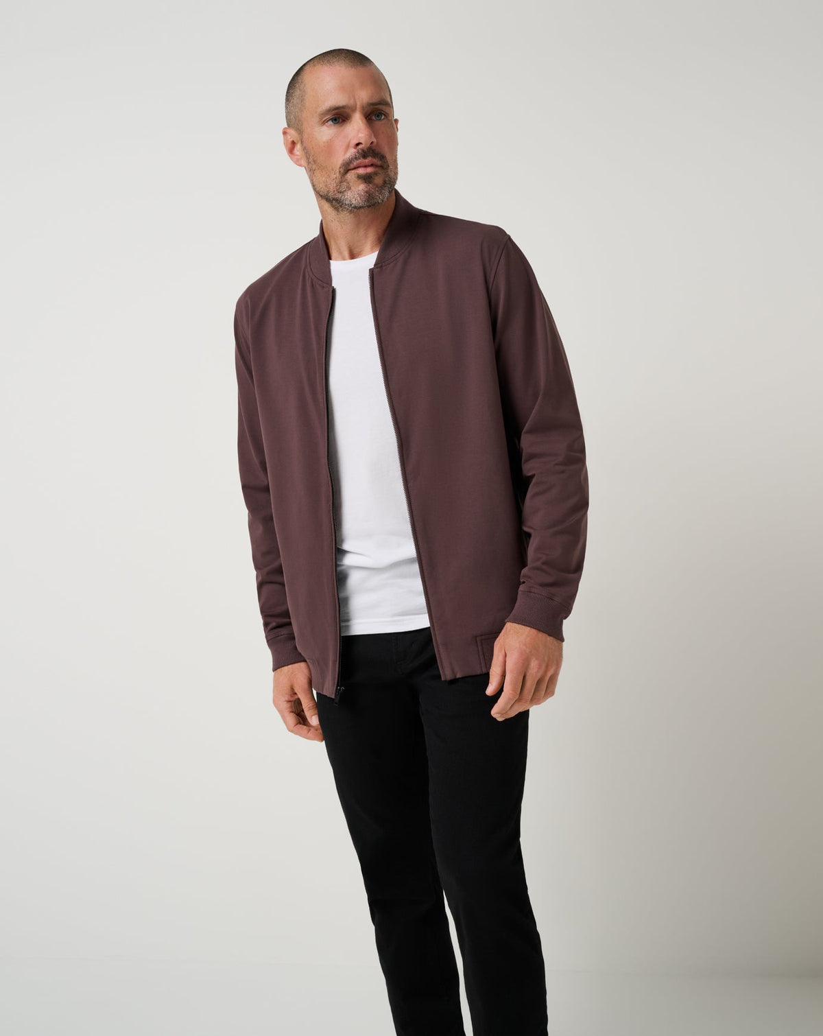 Stretchknit Bomber Jacket