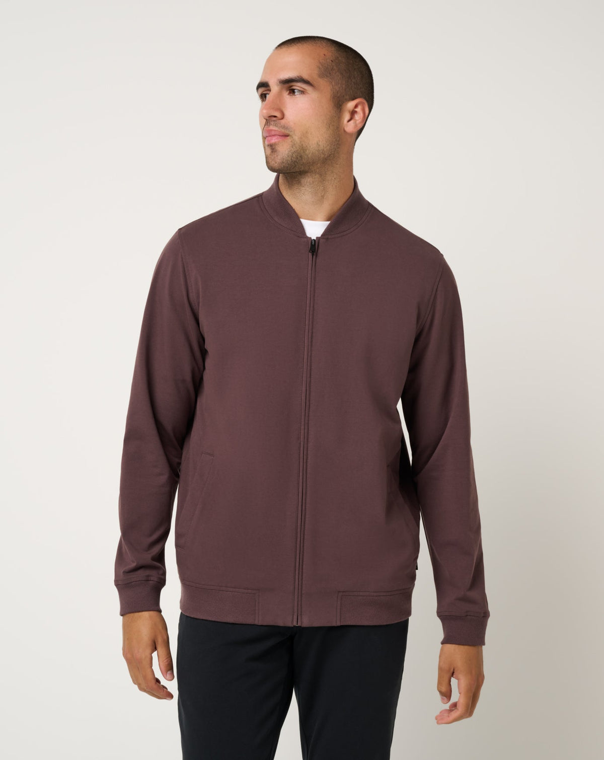 Stretchknit Bomber Jacket
