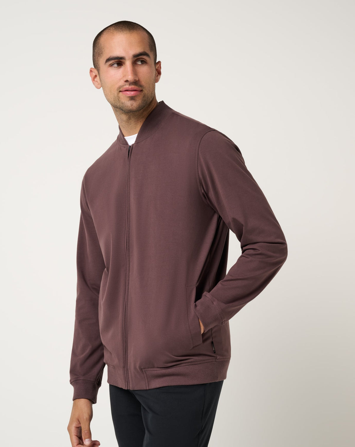 Stretchknit Bomber Jacket