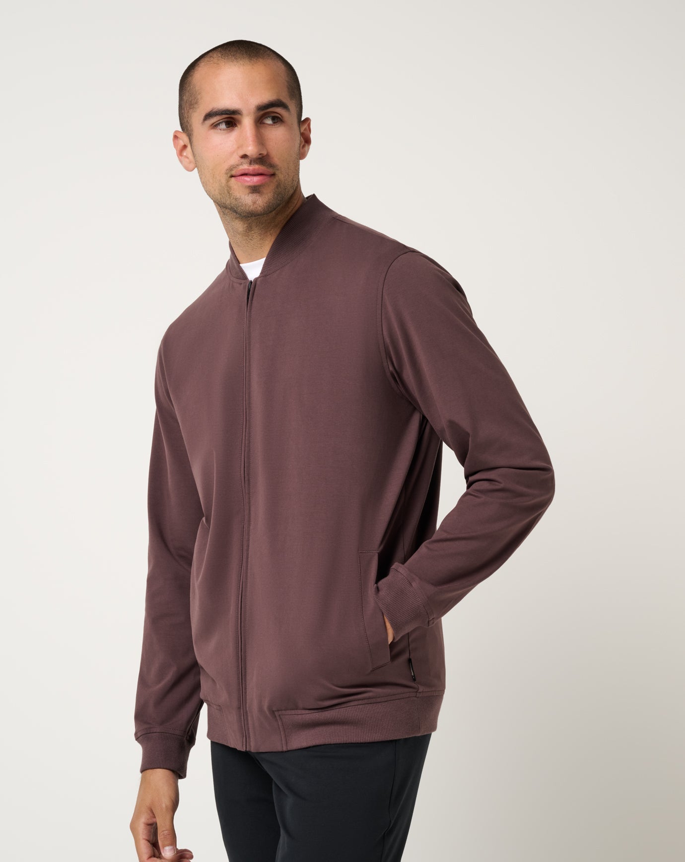 Stretchknit Bomber Jacket