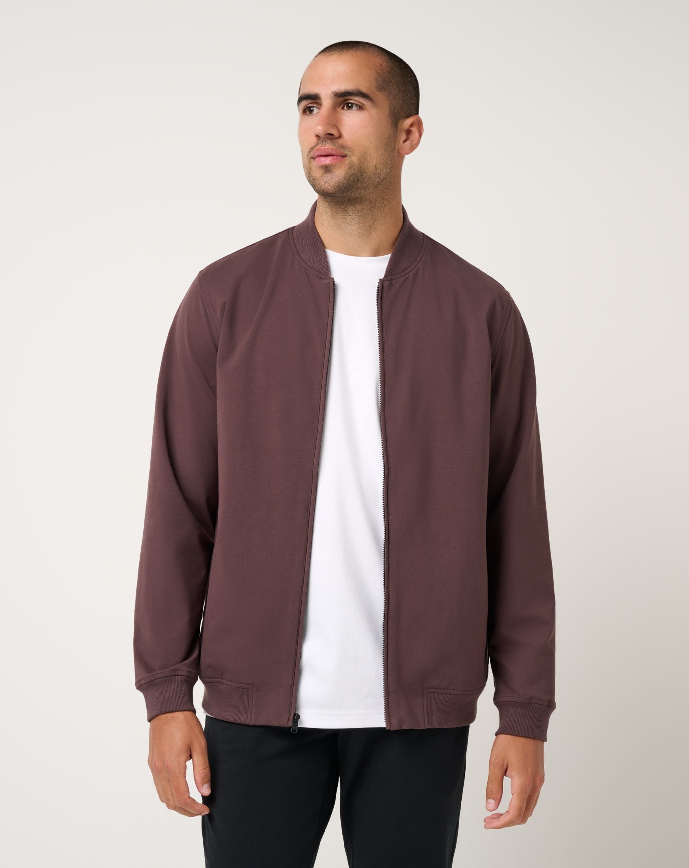 Stretchknit Bomber Jacket