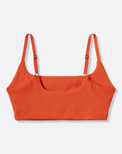 Ablaze Ribbed Bra Top