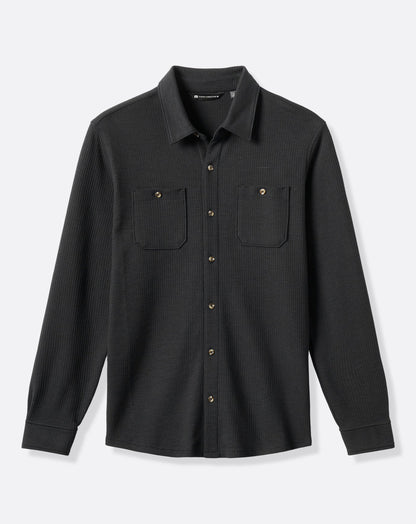 Cloud Waffle Shirt Jacket