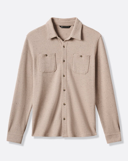 Cloud Waffle Shirt Jacket