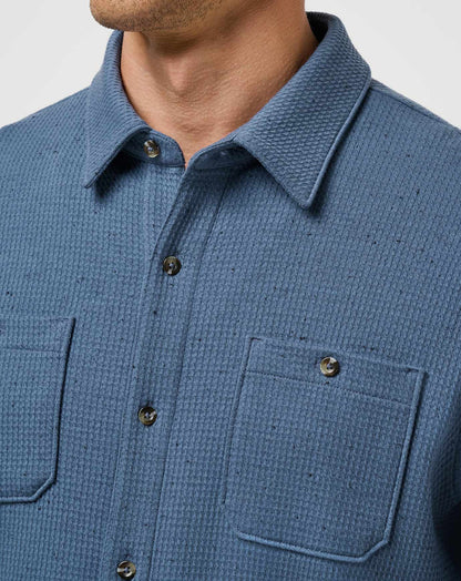 Cloud Waffle Shirt Jacket