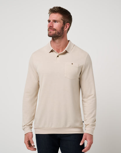 December First Long Sleeve Polo