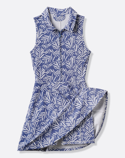 Moveknit Printed Sleeveless Zip Dress 2.0