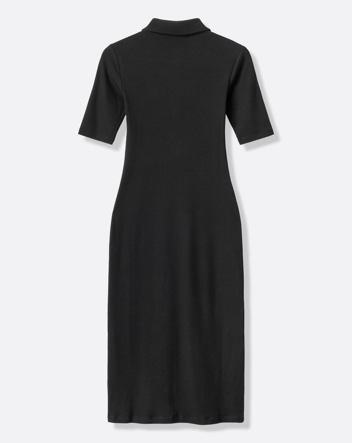 Cloud Rib Polo Midi Dress