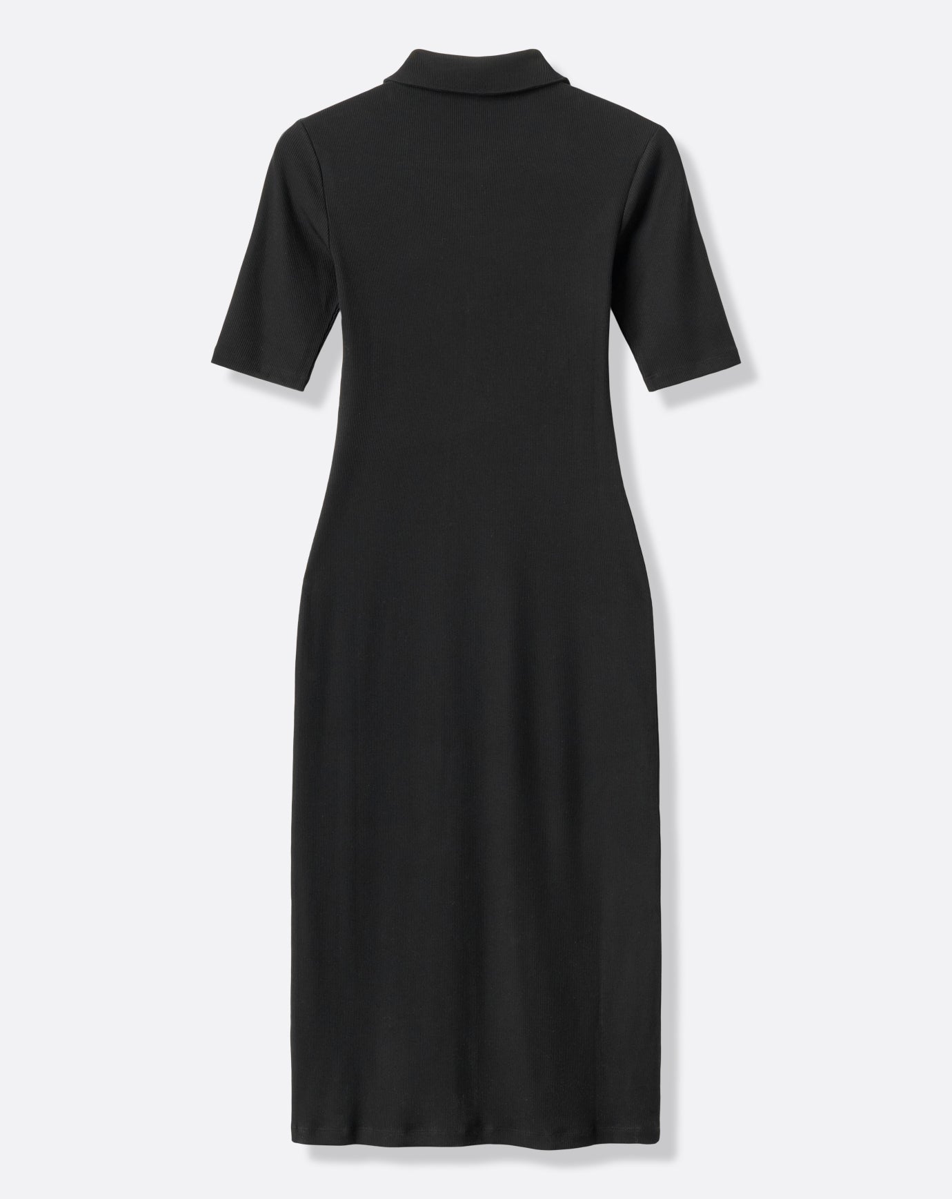 Cloud Rib Polo Midi Dress