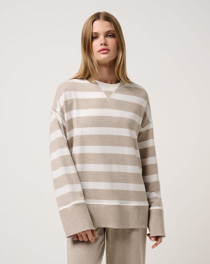 Cloud Terry Varsity Pullover